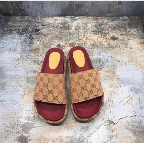 gucci platform slides cheap|gucci platform flip flops.